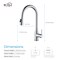 Kibi Napa Single Handle Pull Down Kitchen Sink Faucet KKF2005CH - alternate 4